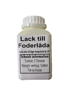 Lack till foderlåda, 250ml.